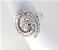 Anello Salvini Donna Riccio in Oro bianco Diamante 0.34 Ct 20021697-15 - 20021697-15